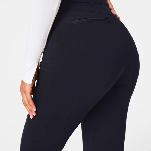 SPANXsmooth™ PerfectFit Ponte Flare Pant Classic Navy / Tall / 1X - Picture 3 of 4